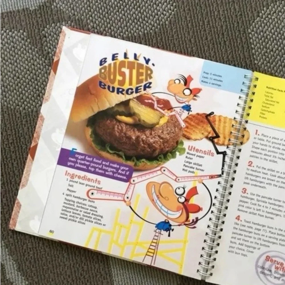 “NEW JUNIOR COOKBOOK” Better Homes & Gardens 6th Ed. Hardcover Spiral Bound